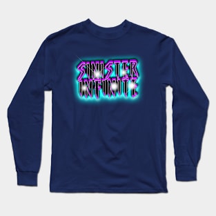 SINISTER INFINITE 80s Text Effects 3 Long Sleeve T-Shirt